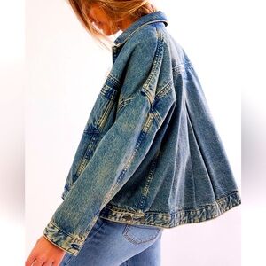 We The Free Opal Swing Denim Jacket, M